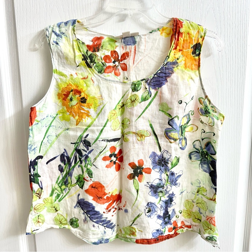 Coldwater Creek Linen Top